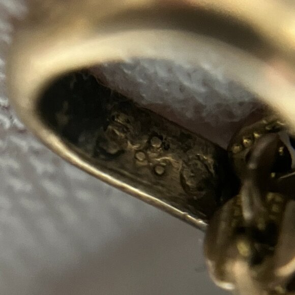 Antique 25" Victorian Opal Sliding Pendant on a Gold-Filled Guard Chain Necklace - Picture 14 of 15